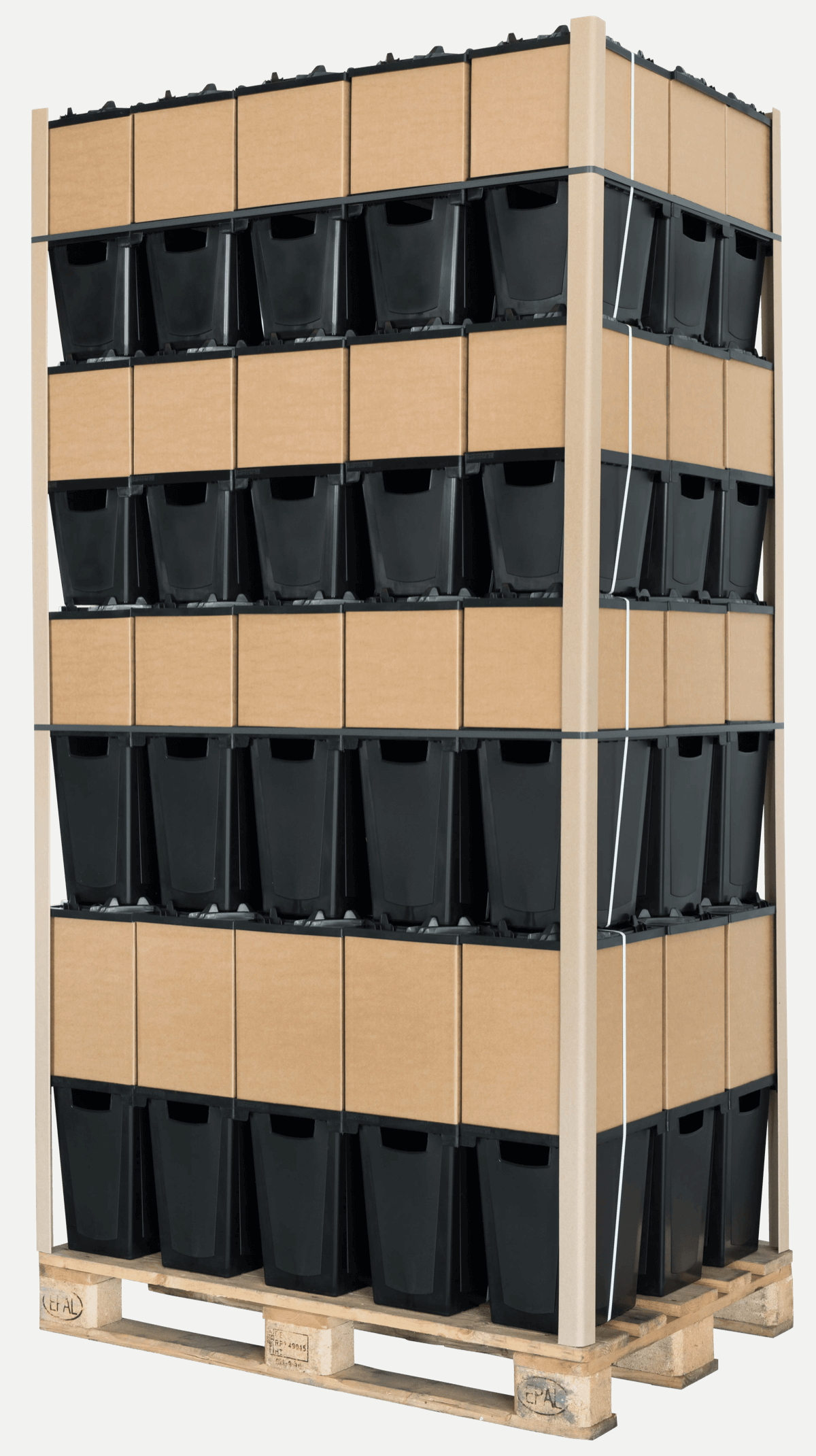 Procona Florida compact reusable flower bucket for supermarkets and flower shops