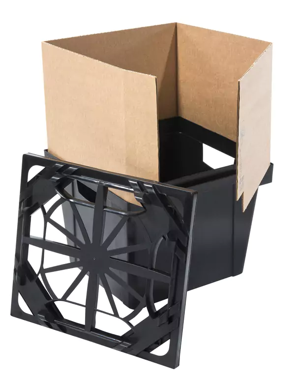 Procona bucket with collar and lid — the complete system